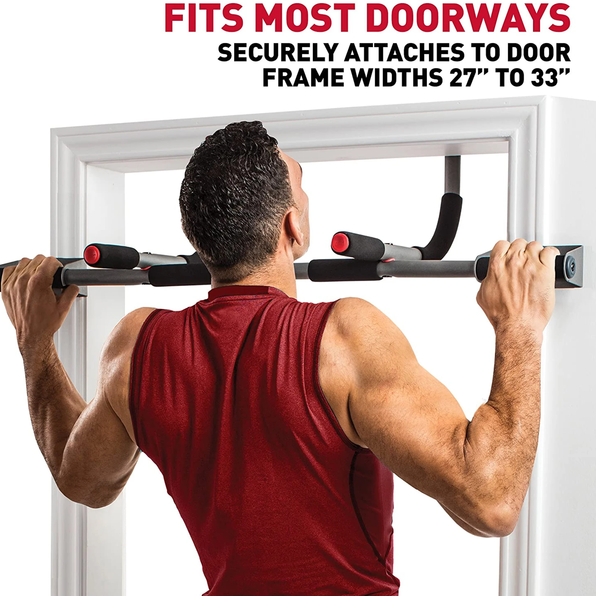 Adjustable Heavy Duty Home Exercise Fitness Gym Door Pull Up Bar Horizontal Doorway Chin up Bar