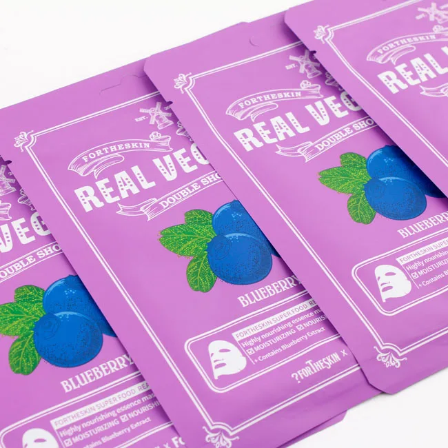 Blueberry Face Sheet Mask for Korean Skincare cosmetics OEM, ODM / Customizing private label