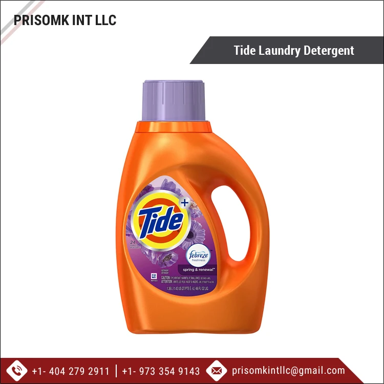 Bulk Quantity Exporter of Best Quality Household Chemicals Tide Laundry Liquid Detergent for Clothes Washing