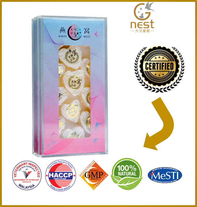 
100g Yan Bing High Quality Bird Nest / Cubilose from Malaysia 