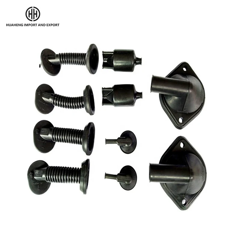 HUAHENG Custom Molding Door Handle Colored Rubber Cover Rubber Bellow