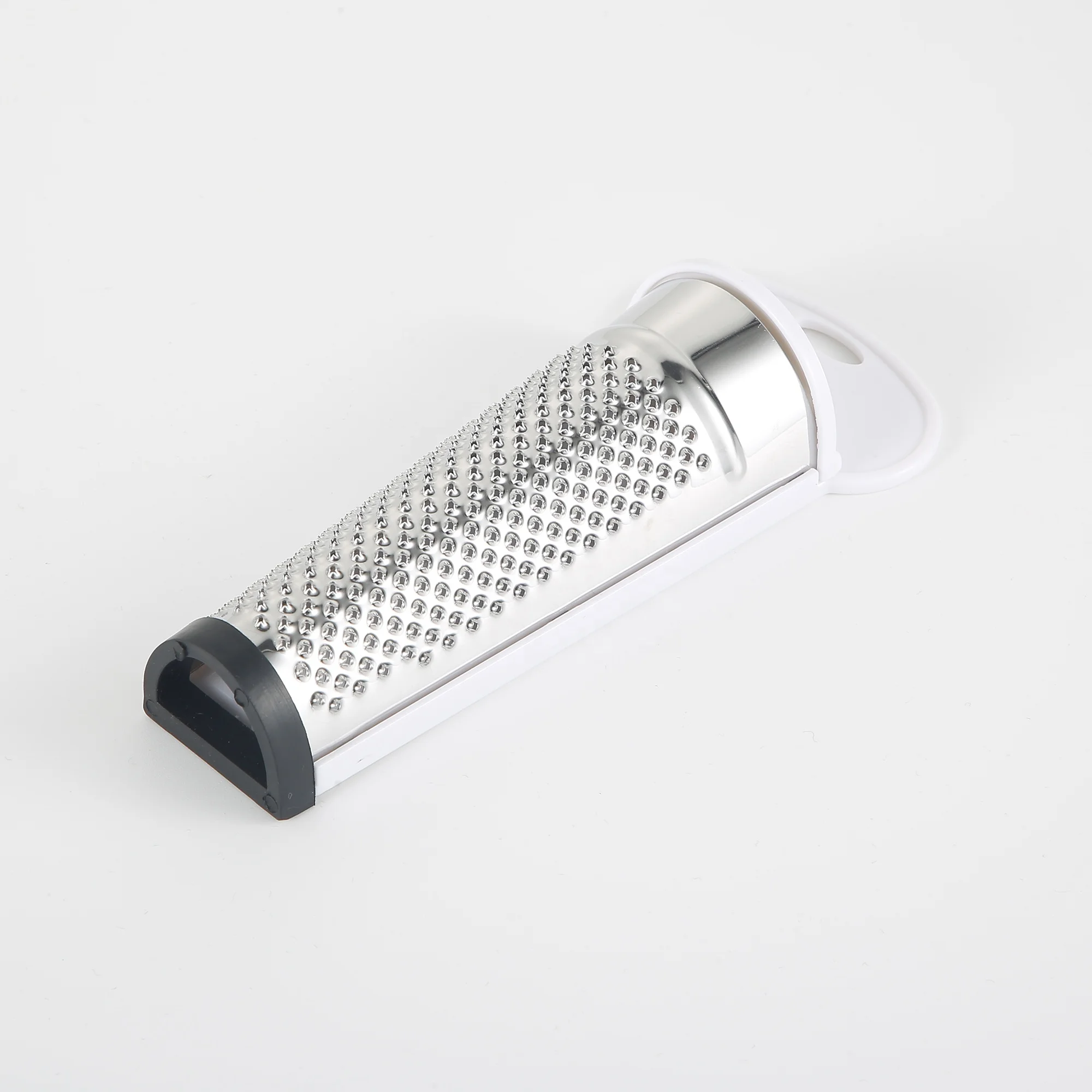 Incredible 304 S/S Nutmeg Grater with Plastic Back Side & Foot for Food Parmesan Cheese Ginger Vegetables Lemon Garlic Chocolate