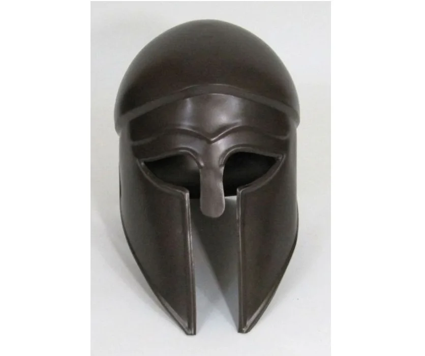 Armor Helmet Greek Corinthian Antique Wearable Helmet long helmet in brown colour from Indian supplier