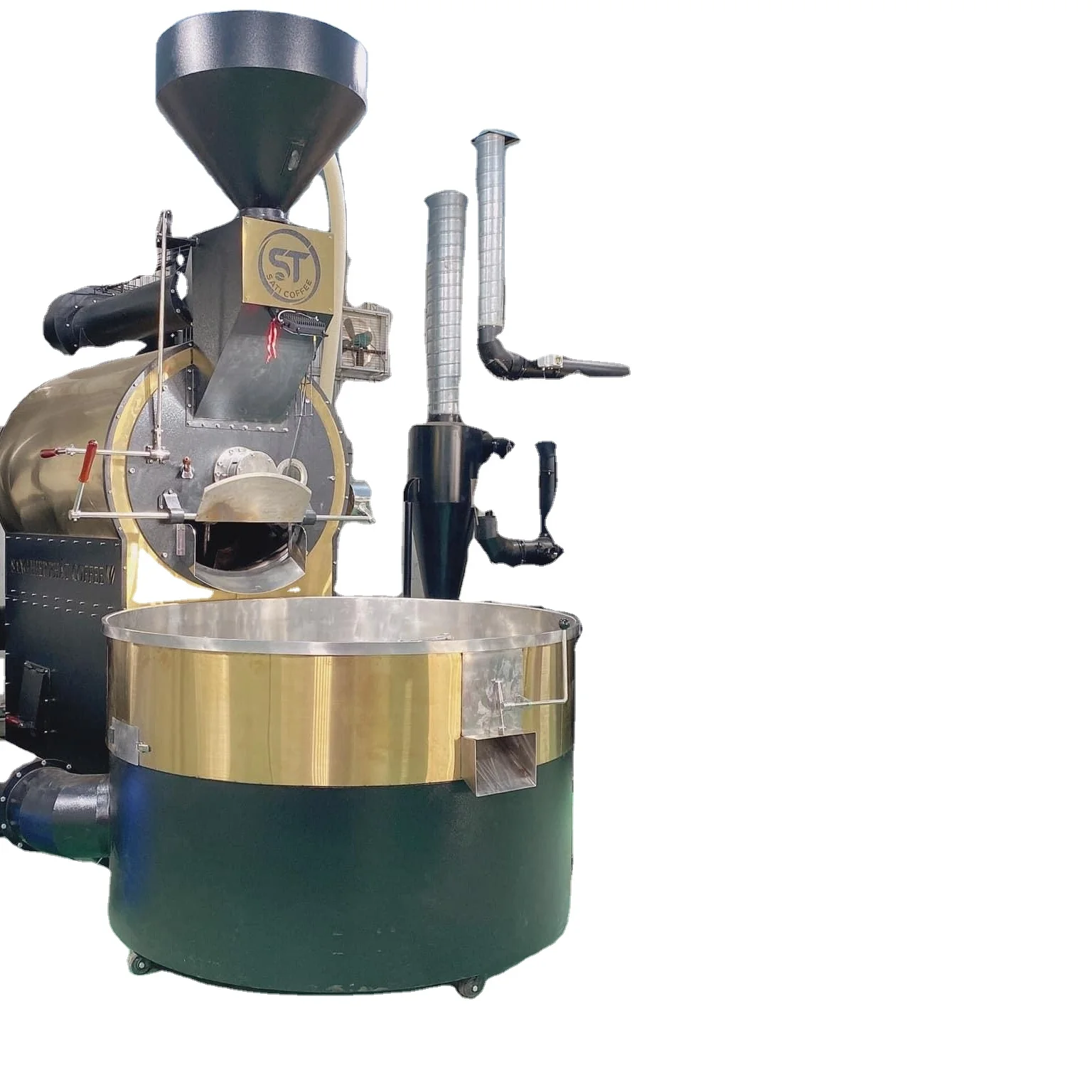 60 kg coffee roaster with artisan software hot air and destoner