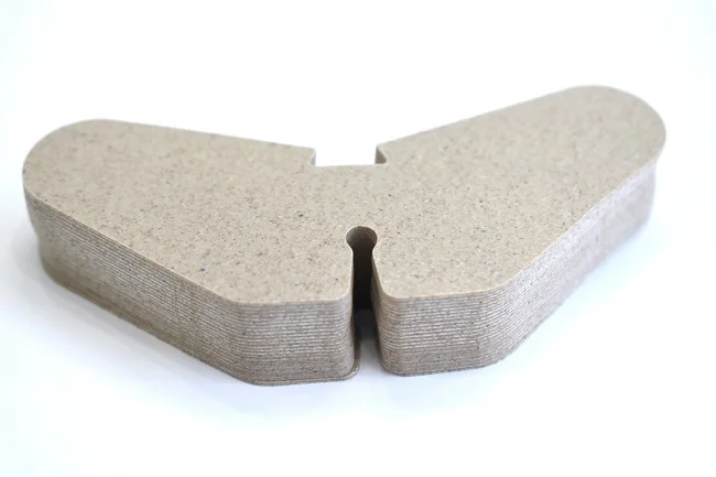 Shirt collar holder neck Butterfly Keeper Bio-Based (Rice Husk) for garment packing shirt accessories Vietnam factory supplier