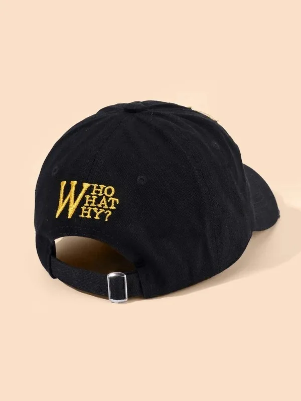 Men Letter Patch Baseball Caps Unisex Adjustable 6 Panel Casual Snapback Cotton Baseball Caps Men Women Dad Mesh Hat