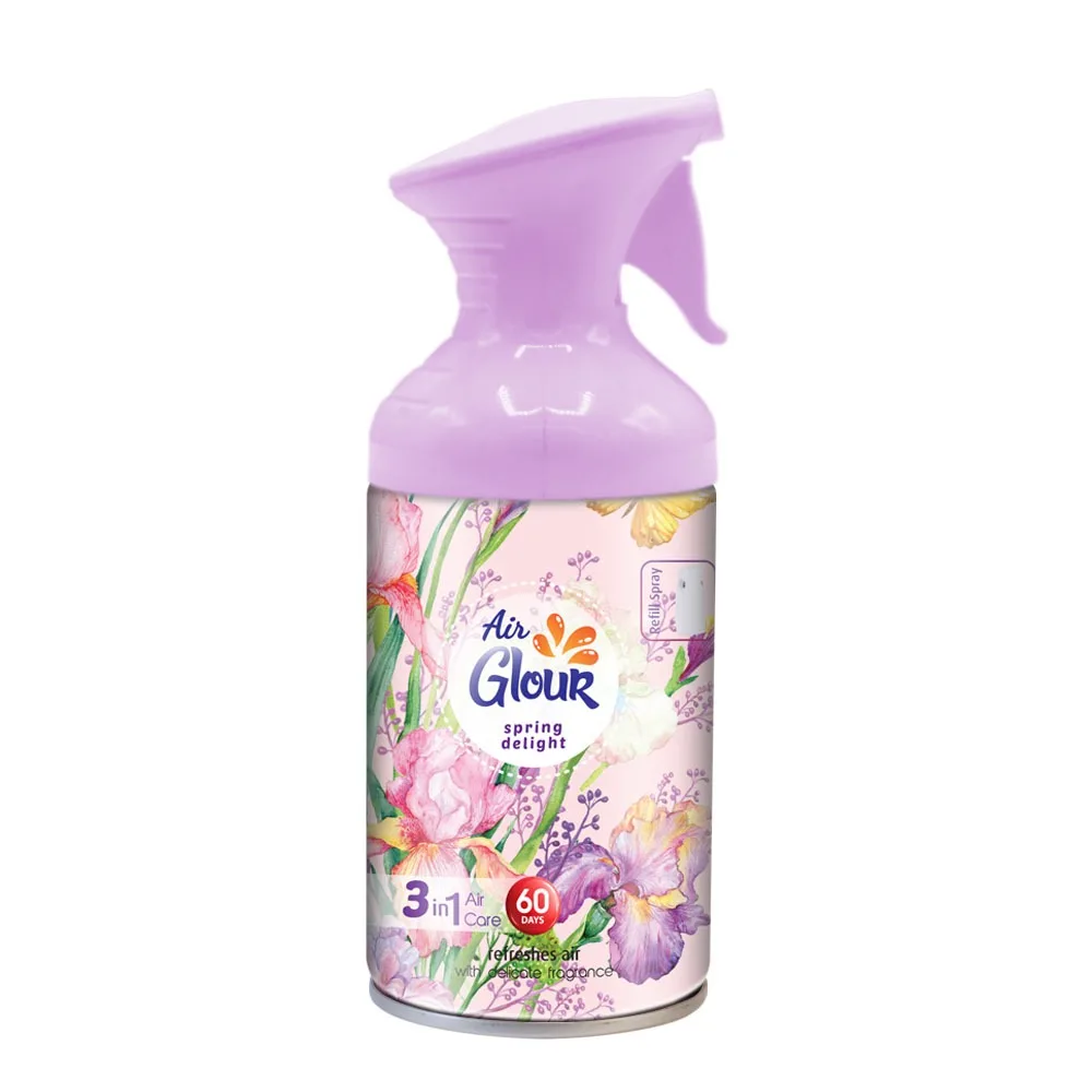 Cool Citrus Refill Spray Air Freshener 250 ML Special Design with Trigger 3 in 1 60 Days  Private Label Available Made in Turkey