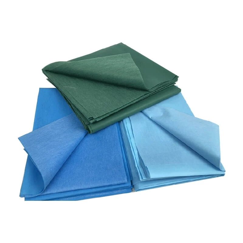 Cotton/Poly cotton/Polyester Soft Fabric Plain & Fitted Bed sheet for Hospital & Hotel