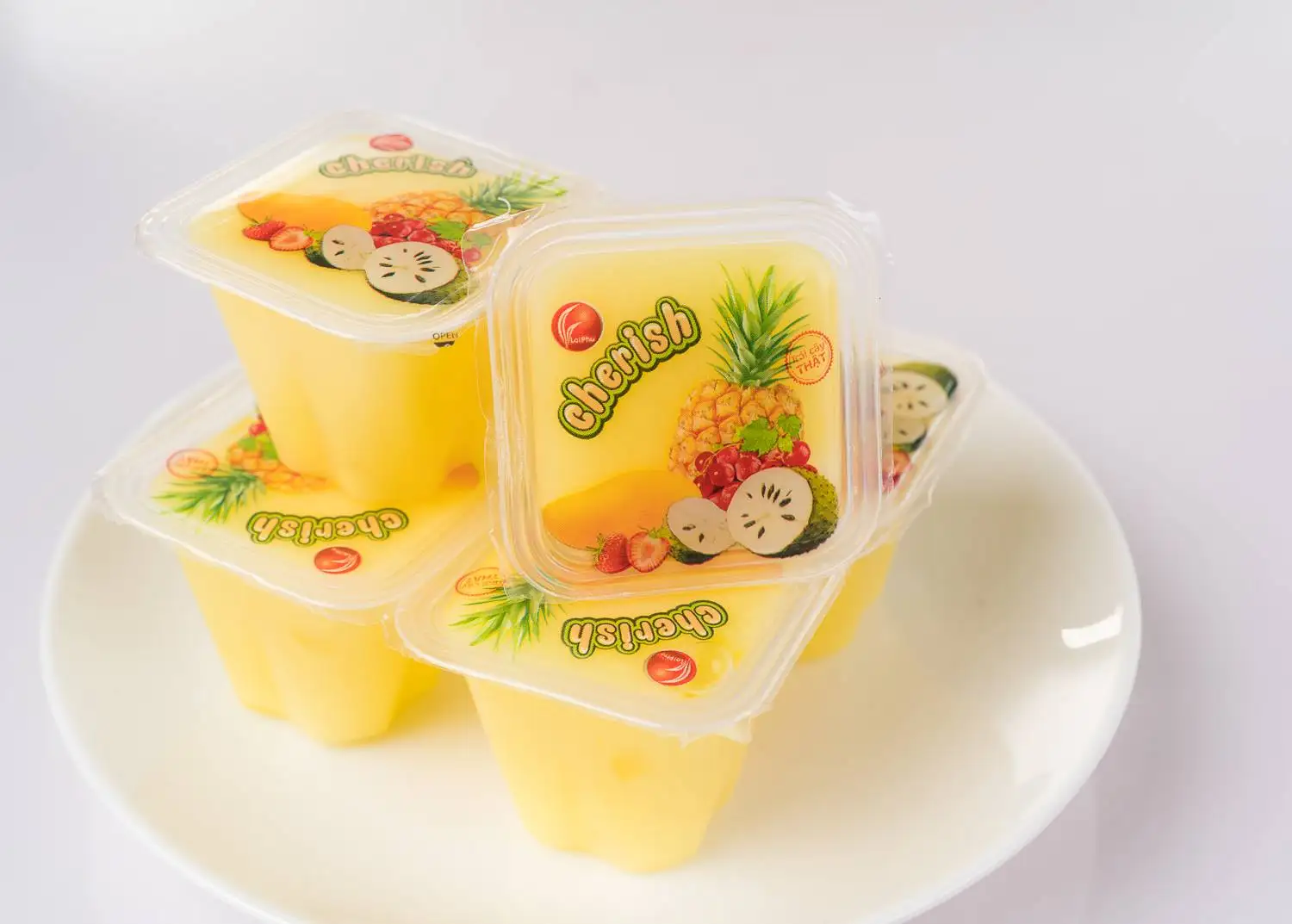 Вьетнам оптовая продажа настоящий фруктовый Желейный пудинг 405 г