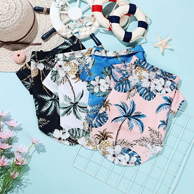  Рубашка для собак Одежда питомцев футболки щенков футболка кошек дышащие эластичные костюмы средней длины