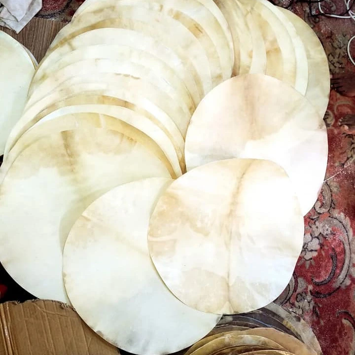 Барабан VELLUM из козы, 18 дюймов, белый ирландский барабан BODHRAN