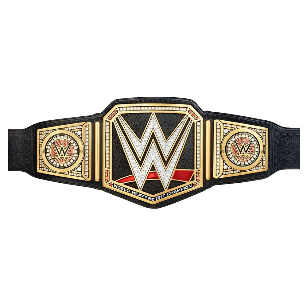 Championship Belt Blank Sublimated Buckle Leather United WWF Judo Boxing Championship Belt.