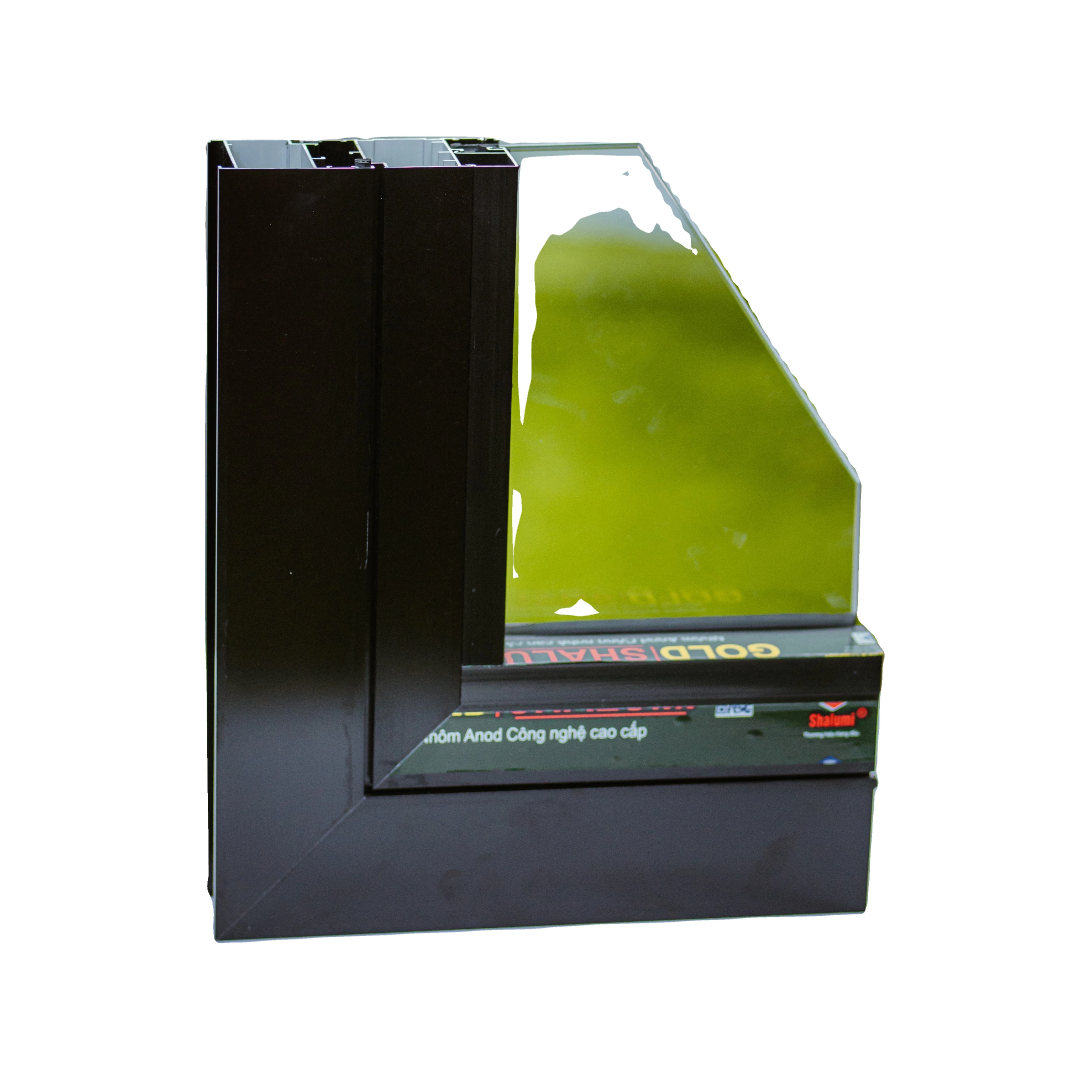 Специальные черные Анодированные Алюминиевые экструзионные профили от Shalumi, вьетнамский Оригинальный алюминиевый профиль