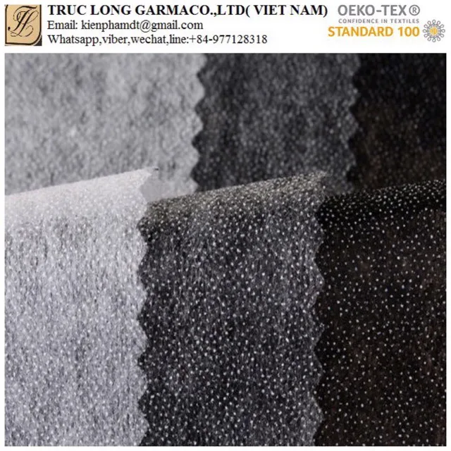 Superior quality PA microdot fusing adhesive garment interlining supplier