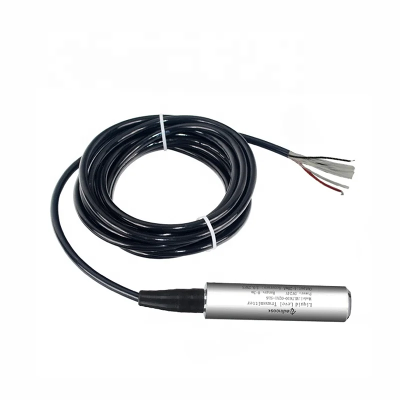 Madincos MLT610: 0.2%  High Quality Submergible Throw-in  4-20ma Liquid  Level Transmitter with 3m Water Level Measurement