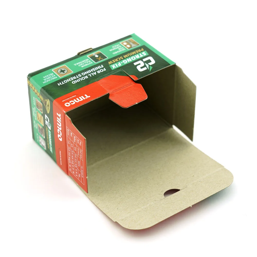 Customized Printing Fastener Clips Screws Nails Paper Boxes