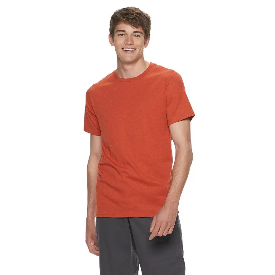 High Quality summer cool 210gsm 100% cotton Wholesale Factory Blank Custom Branded Custom LOGO Printing Plain Men T Shirt