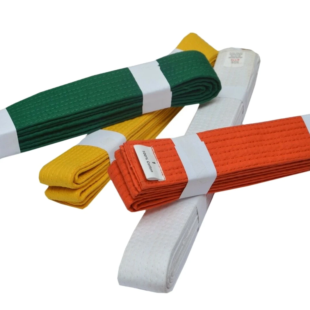 
Martial arts Taekwondo Yellow Orange White Karate Belts 215 to 265cm 