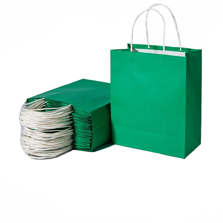 
Wholesale Custom Logo Promotional printed paper bag logo printing custom paper bags restaurant 