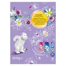 Surff low cost Vietnam lavender english text 5in1 washing powder detergent.