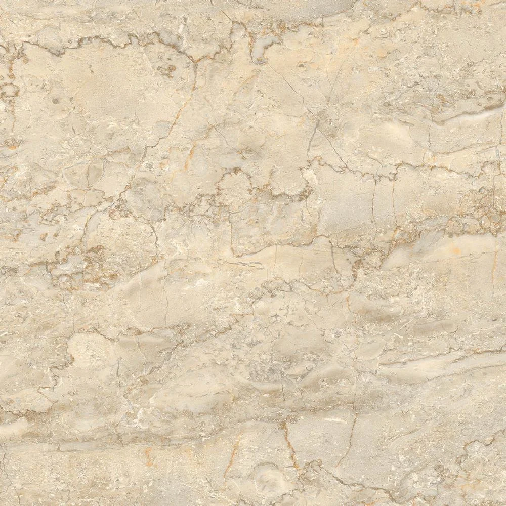 Superior Polish Beige Color Marble Glazed Porcelain Tile 600x600cm Size 600x600mm Marble Surface Design 60x60cm Decorative Tiles