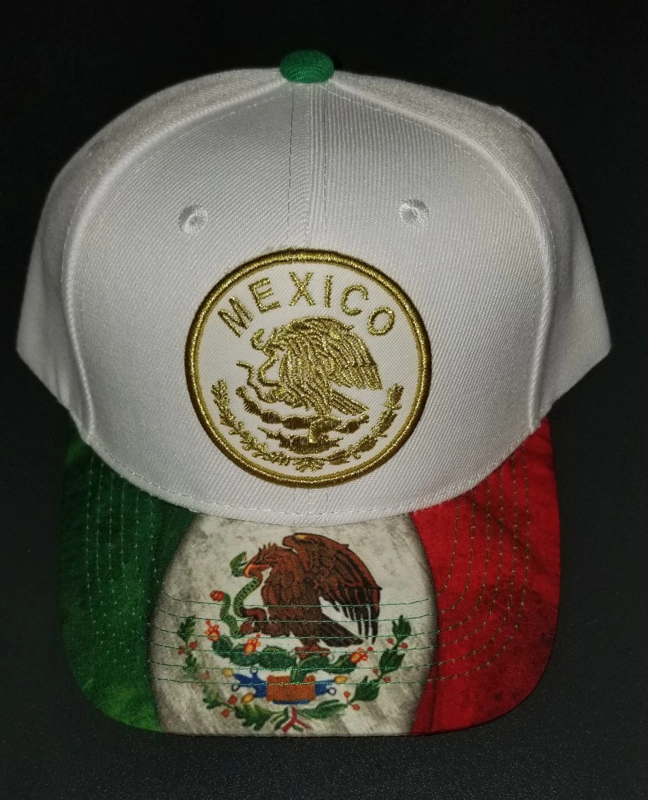 Бейсболка с вышивкой и флагом Мексики модная Повседневная Панама в стиле хип-хоп бейсболка плоским козырьком