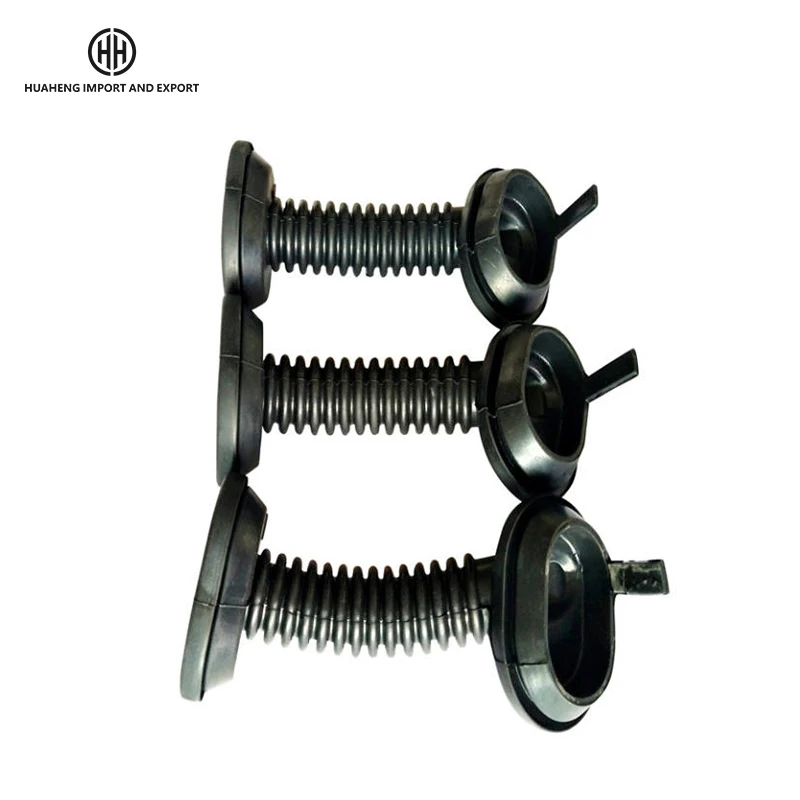 HUAHENG Custom Molding Door Handle Colored Rubber Cover Rubber Bellow