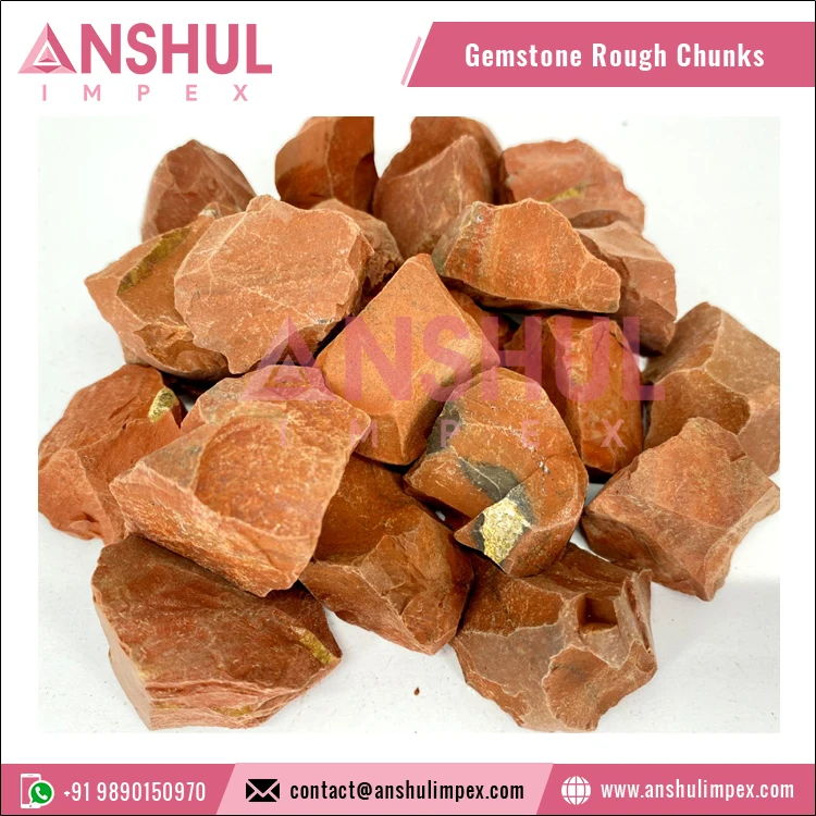 Natural Healing Decoration Red Jasper Raw Rough Rocks Crushed Bulk Crystal Chunks Tumbled Stone