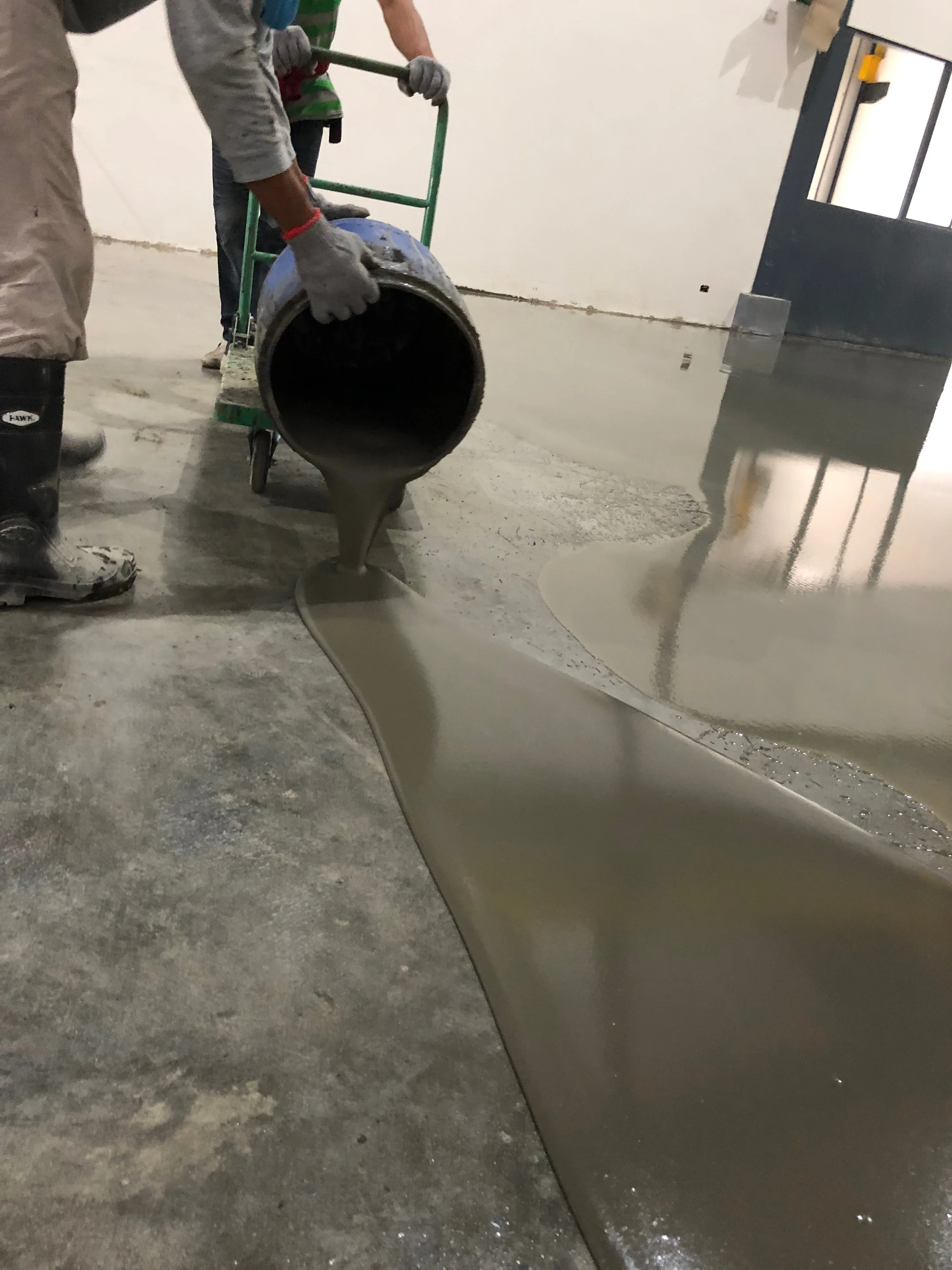 Chanye three components withstand heavy pressure epoxy mortar epoxy floor finish