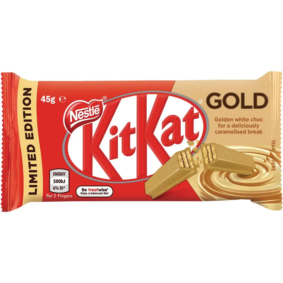 Качественный брусок для шоколадных вафель Nestle Kitkat, 40 г