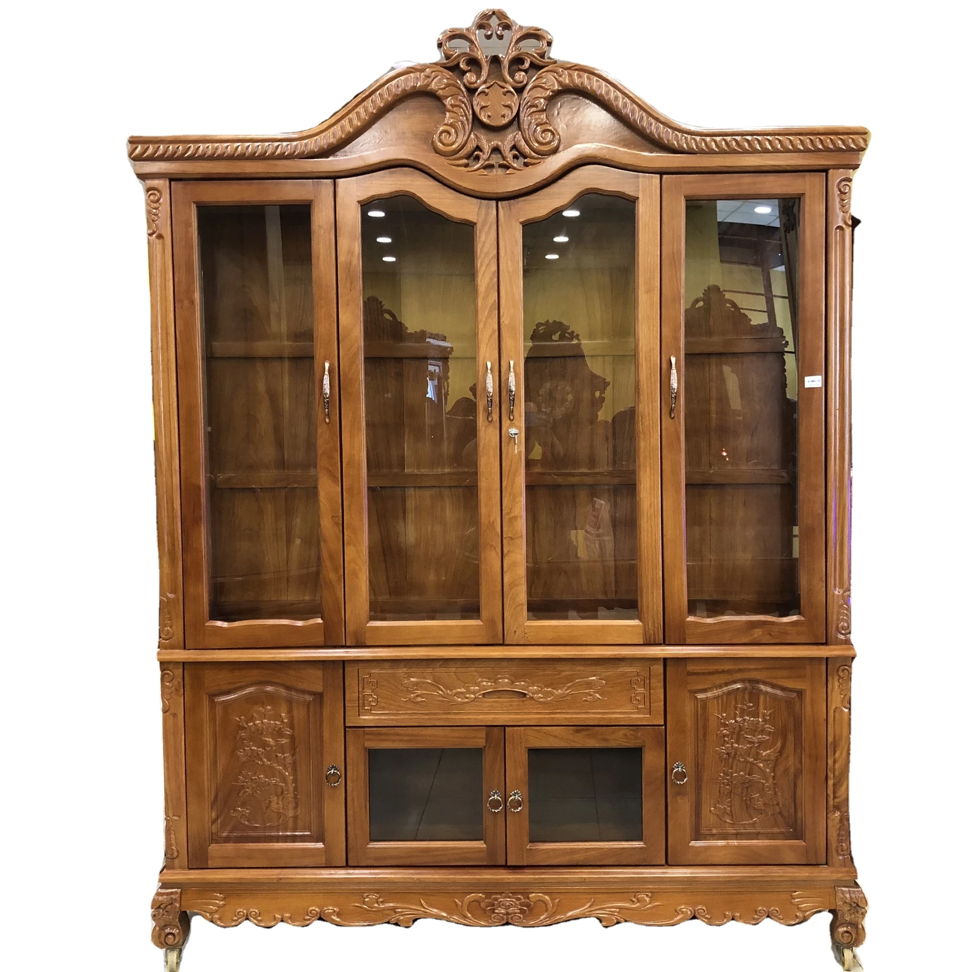 Винный шкаф с красной орхидеей 1m8x2m4