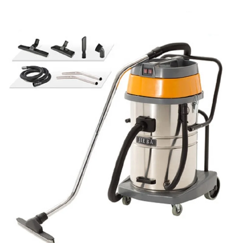 Elerein wet and dry portable hand water filter handheld cyclone robot industrial vacuum cleaner with large wheel plate and base