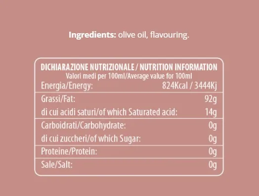 White Truffle Flavored Olive oil 100-250 ml