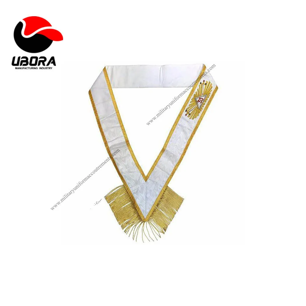 Воротник с металлической цепочкой Masonic Regalia kt рыцари темплар черная