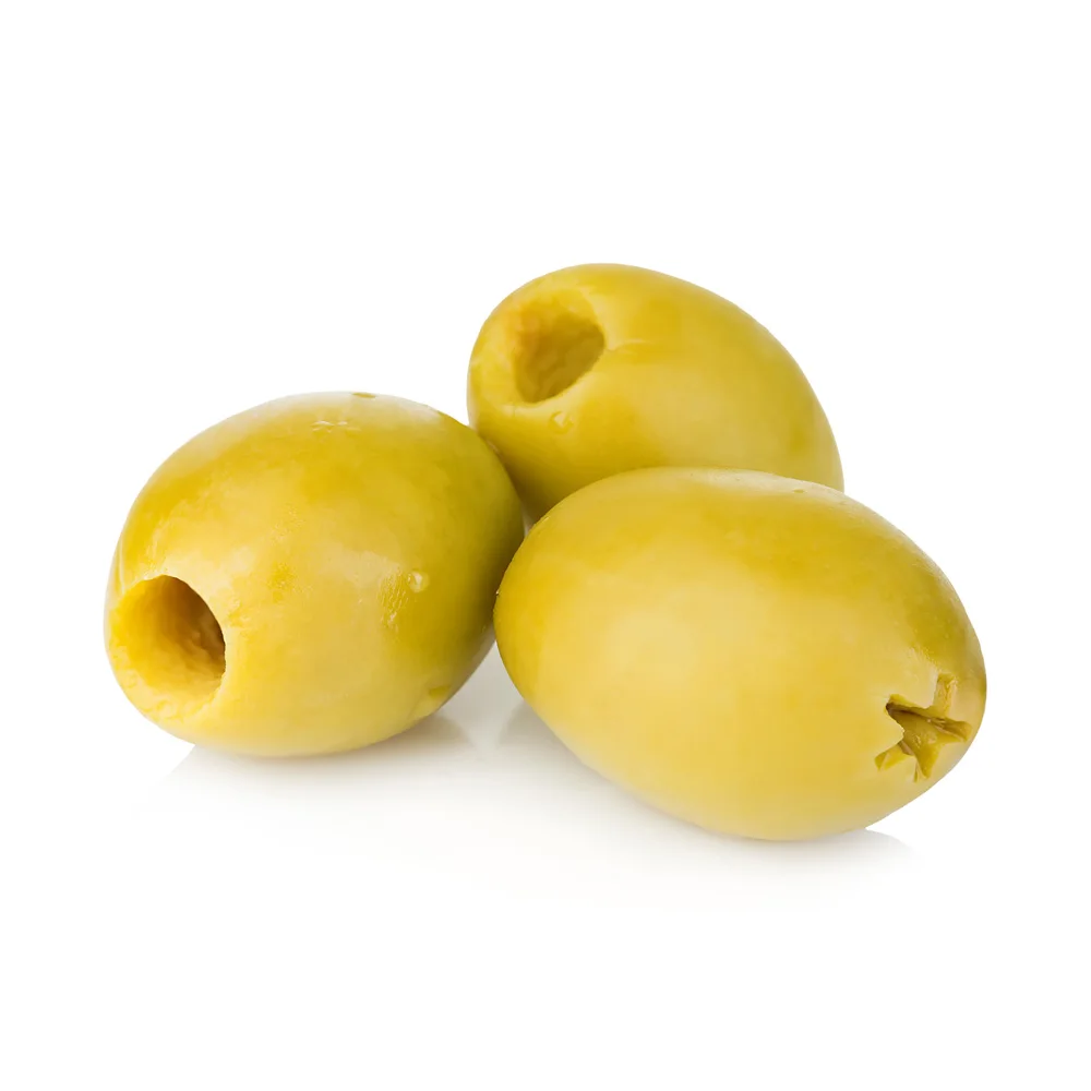 Высококачественные зеленые оливки без косточек 545 г стеклянные банки каменщика вкусные соленые специи закуски тарелки для аппетита на экспорт