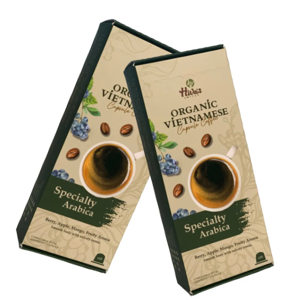 K-Cup Capsule Coffee 100% Vietnamese Specialty Arabica Coffee Box of 10 Capsules with 10grams per capsule for Keurig Makers