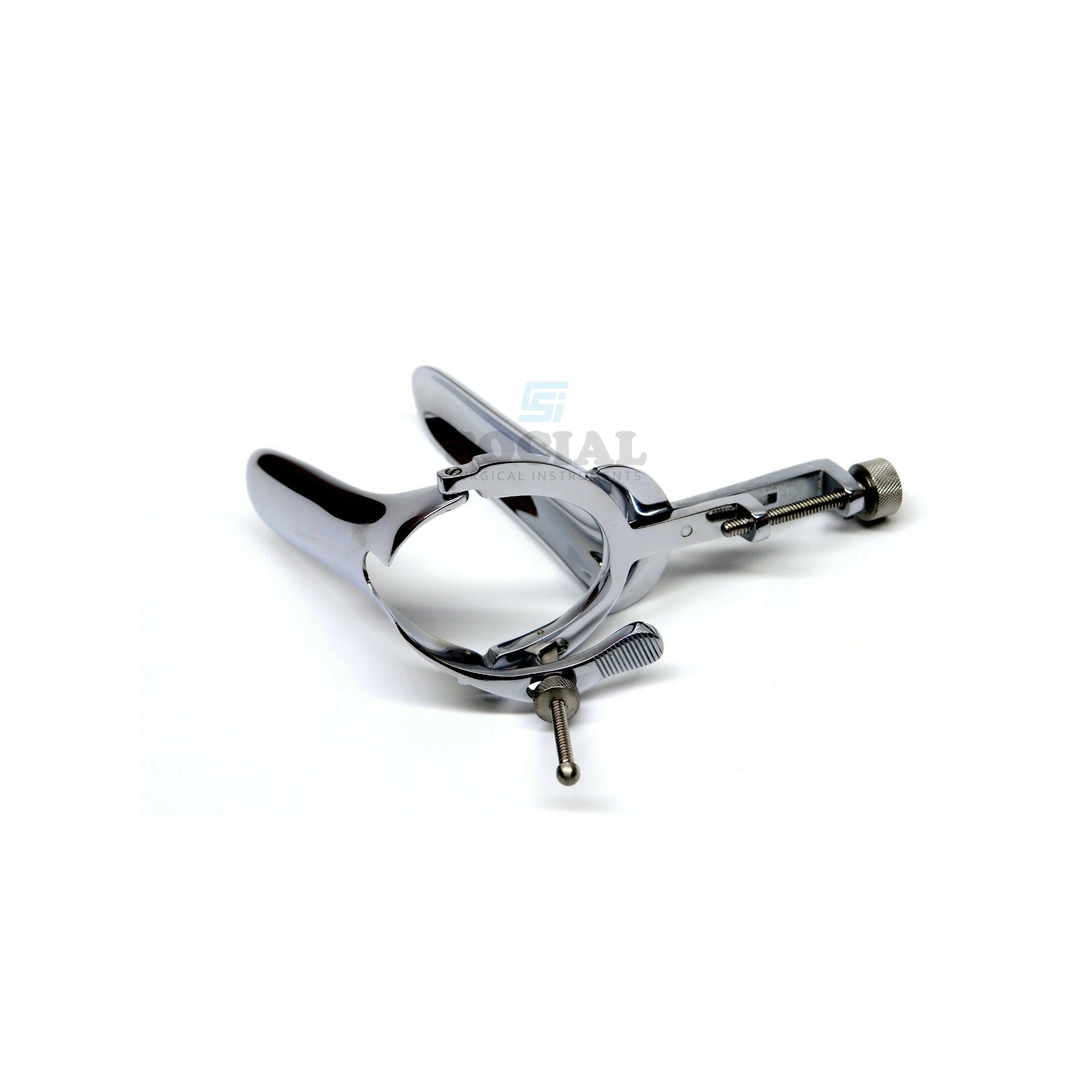 Вагинальный расширитель Sakurai небольшого размера хромированная латунь