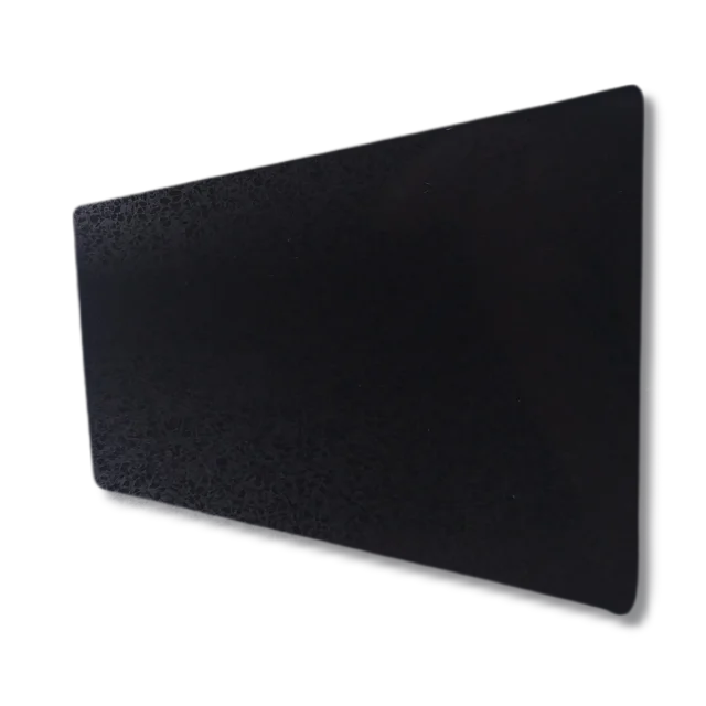 Black Artificial Quartz Stone Countertop Kitchen Worktop black glass surface