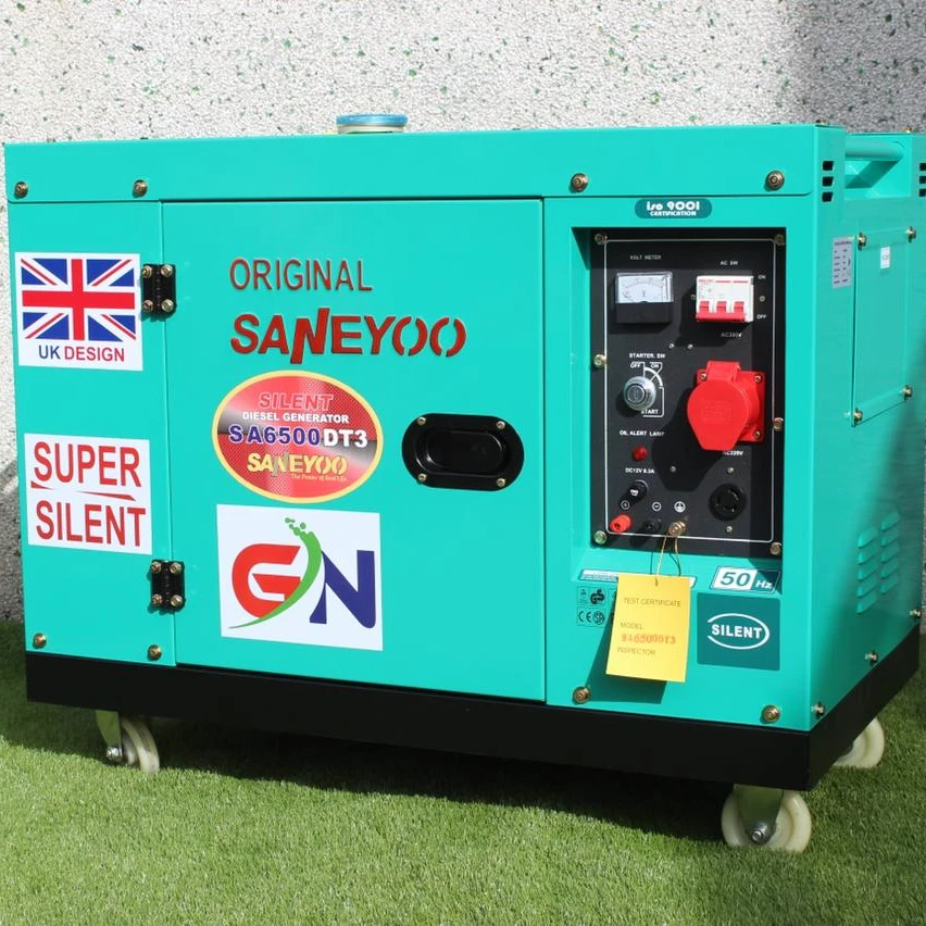 4kw 5kw 6kw 7kw 8kw 10kw 12kw portable generator silent diesel type soundproof diesel generator Saneyoo generator