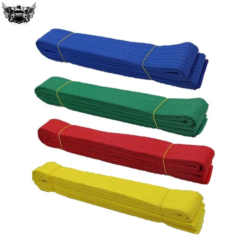 New Wholesale Custom Logo Embroidery Martial Arts Taekwondo Karate Judo BJJ Karate Belts