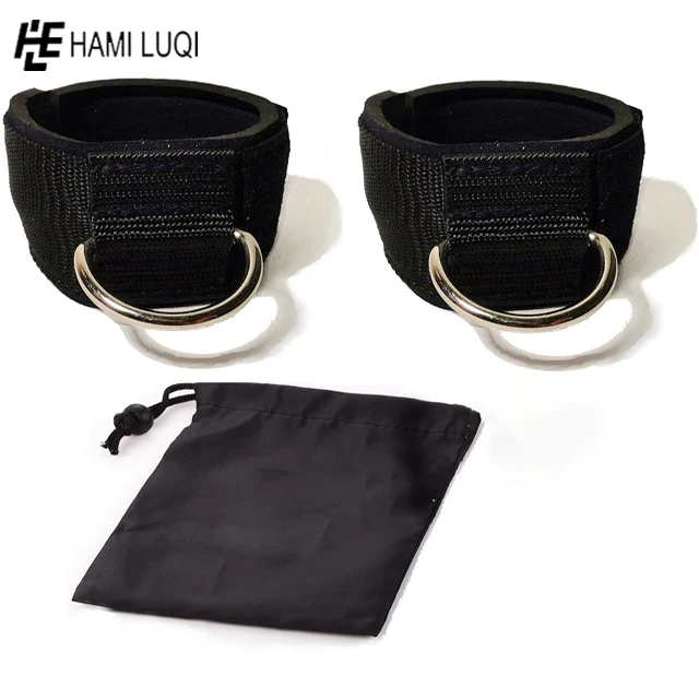 Фитнес силовые тренировки тренажерный зал ремни на лодыжку накладной кабель шкив машинка для тяжелой атлетики D Кольцо ножные браслеты все цвета PK