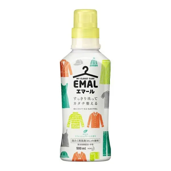 Manufacturers are the best in wholesale  Emaar Refresh Green Fragrance Body 500ml 1 Piece Clothing Detergent Kao
