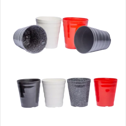 Cheap-priced Tall Wave Edge Flower Pot 2 Sizes ( Low) Pots for Indoor and Outdoor Decoration Durable Plastic American