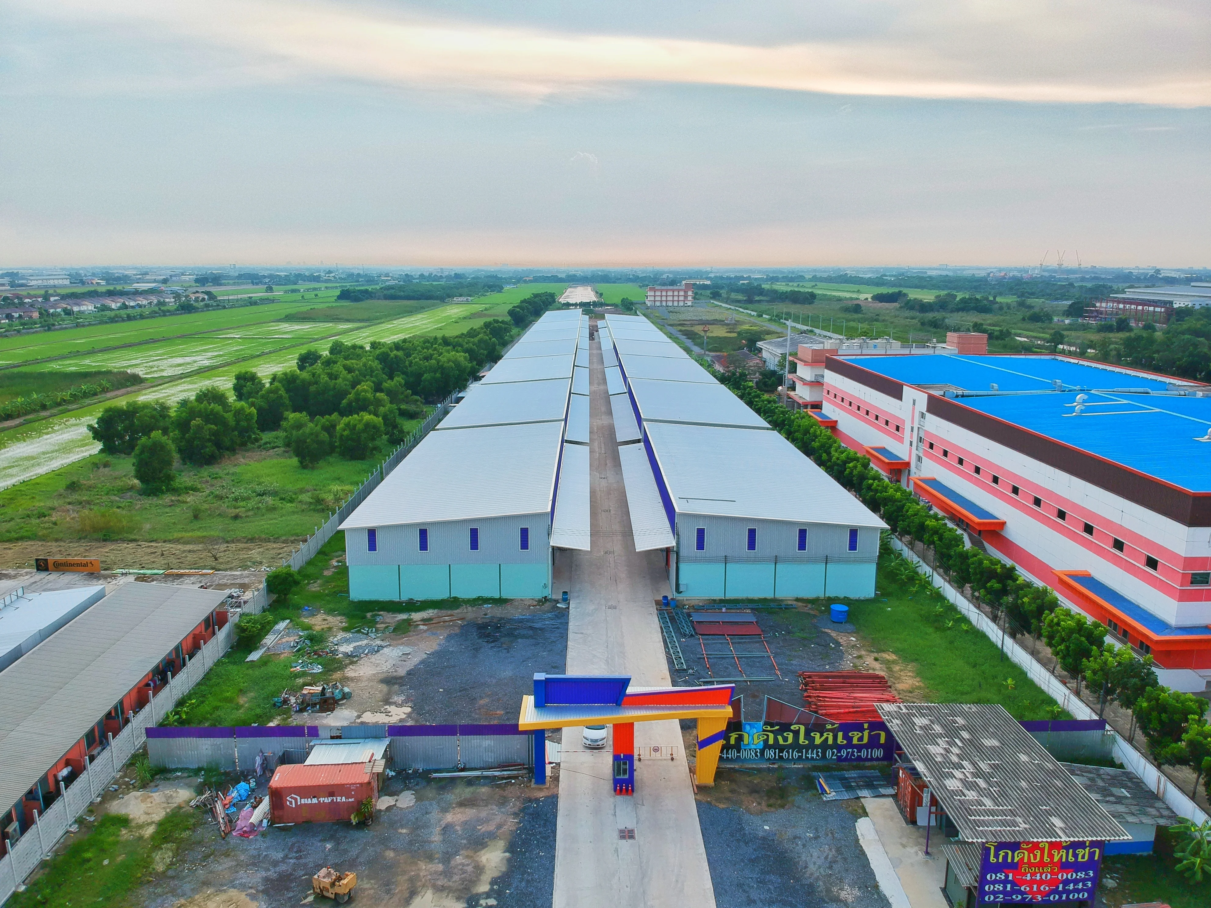 High Raise Space Rent A Warehouse Land Steel Structure House Klong 7 Place In Thailand