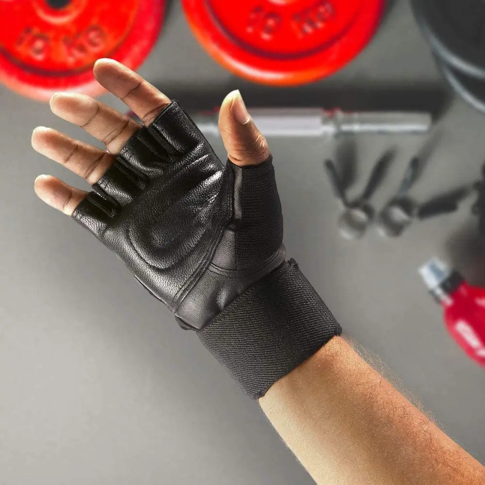  Перчатки для тяжелой атлетики мужчин и женщин перчатки на полпальца тренировок в тренажерном зале бодибилдинга гантели фитнеса
