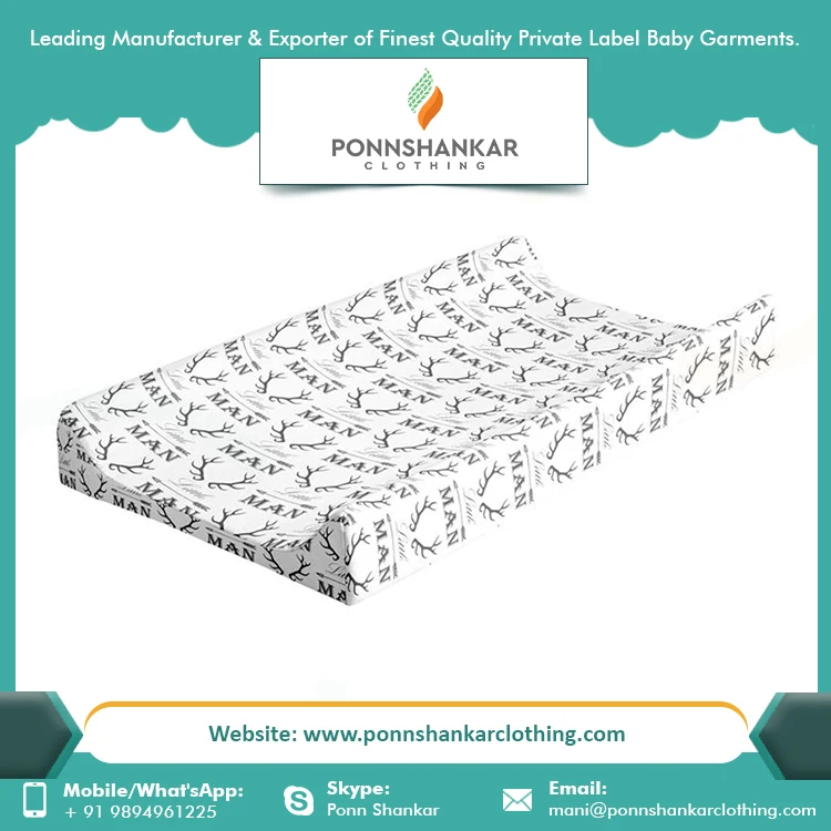 Customized Logo Solid Color Soft Diaper Bag 2021 Changing Mat Cover