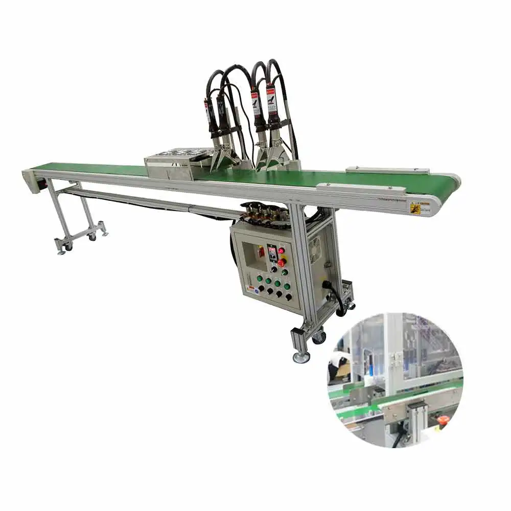 
conveyor belt chain conveyor cosmetic products display standee 