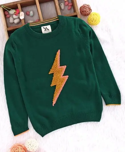 
Пуловер для мальчиков из 100% хлопка, Детский свитер с длинным рукавом и вышивкой для мальчиков 