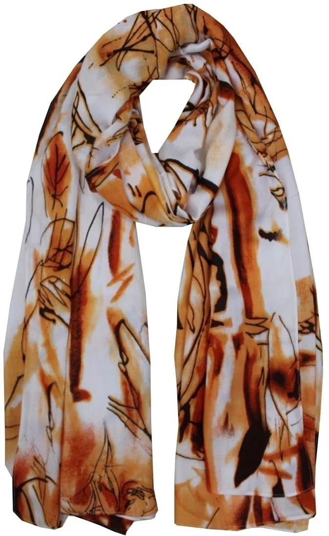 Cotton Scarf Cotton Custom Designer Luxury Womens Vintage Cotton Floral Printed  Shawl