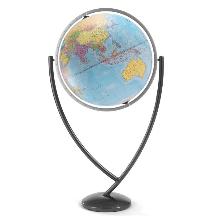 Desktop Political World Globe with Stand